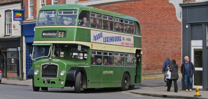 A Bristol FS6G double decker bus . New to Hants & Dorset in February 1961
