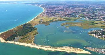 Aerial shot of Dorset