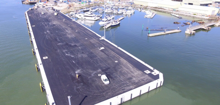 Poole harbour aerial shot