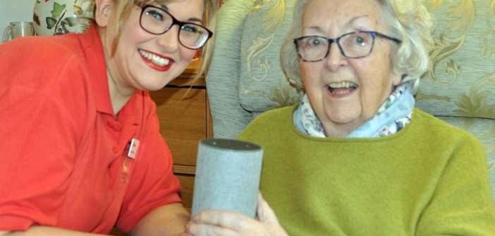 Norma Richards of Colten Care’s Newstone House in Dorset is one of many residents