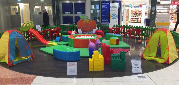 image of kids' play area in Dolphin shopping centre in Poole