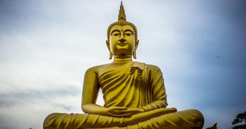 A religious statue in Thailand