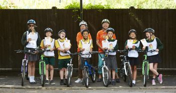 Bikeability training course for kids