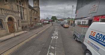 A photo of the crime scene