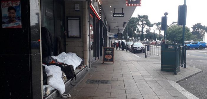 Homeless rough sleepers Bournemouth