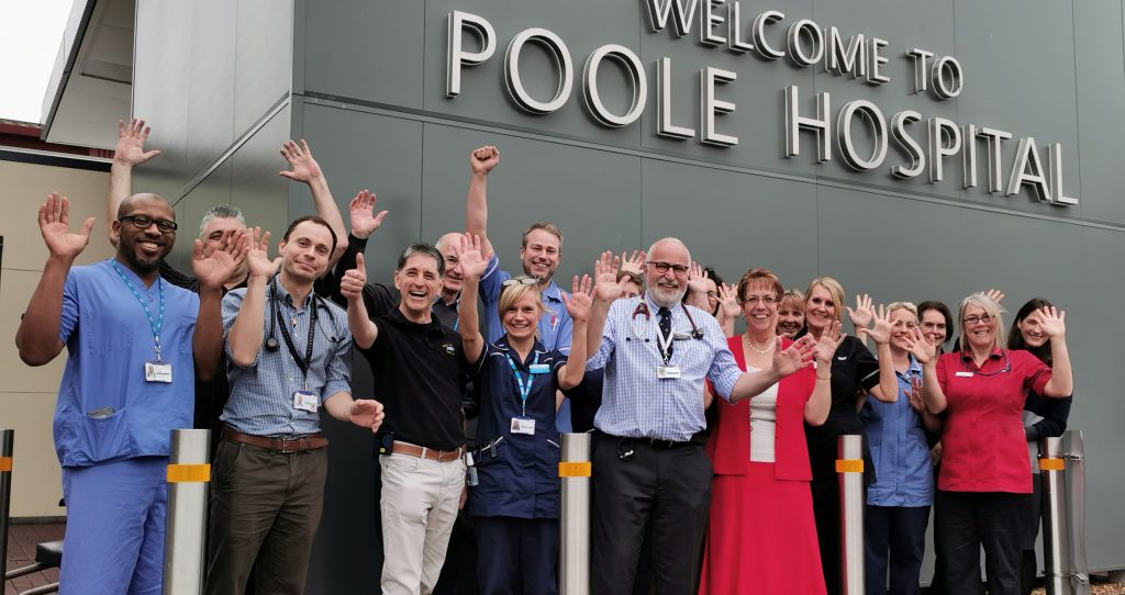 HEALTH Poole Hospital celebrate after 'outstanding' rating for caring