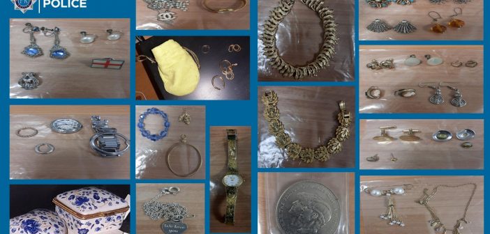 stolen items of jewellery