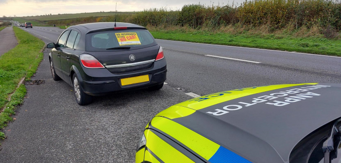 Vehicle seized by Dorset Police