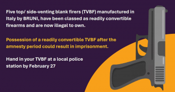 Firearms Amnesty February 2-27, 2026