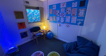 Sensory developed waiting room.